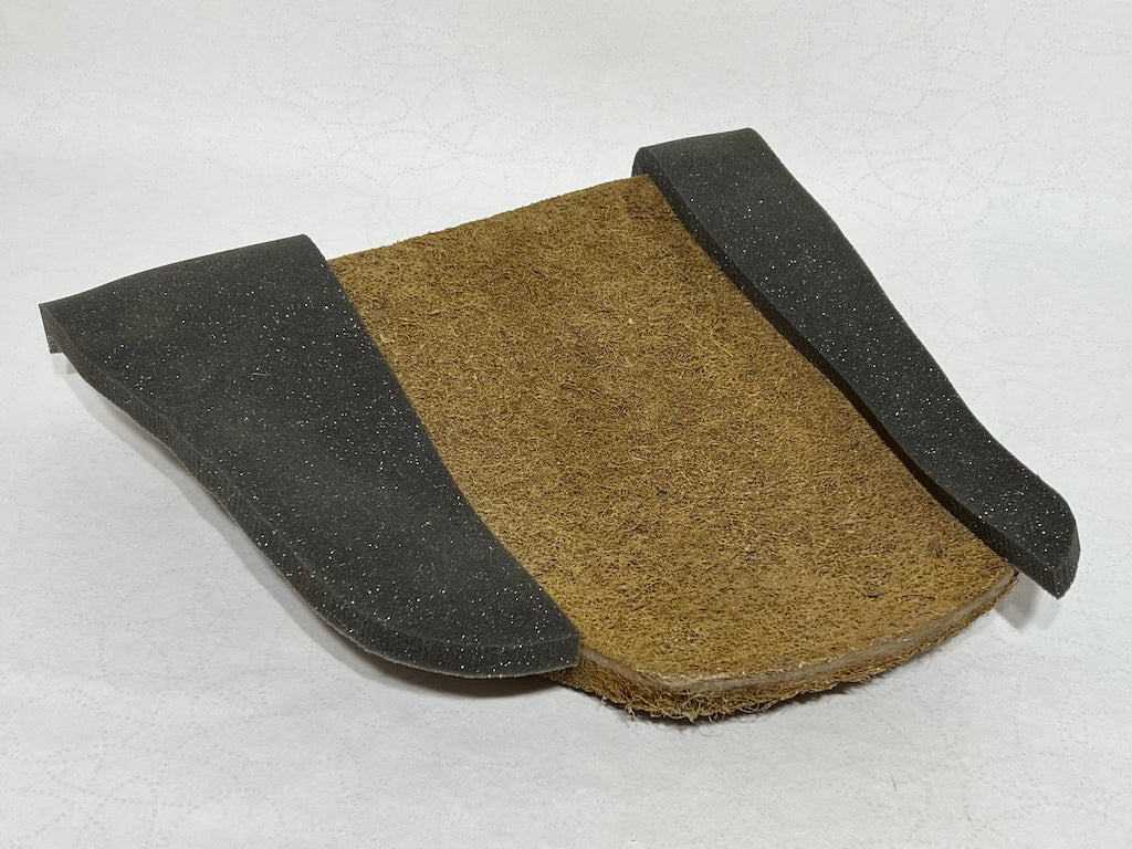 Mercedes Benz W107 Sitzauflage hinten links Gummihaar / Kokoshaar NEU