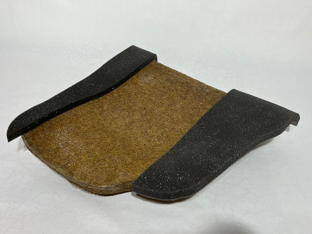Mercedes Benz W107 Sitzauflage hinten rechts Gummihaar / Kokoshaar NEU