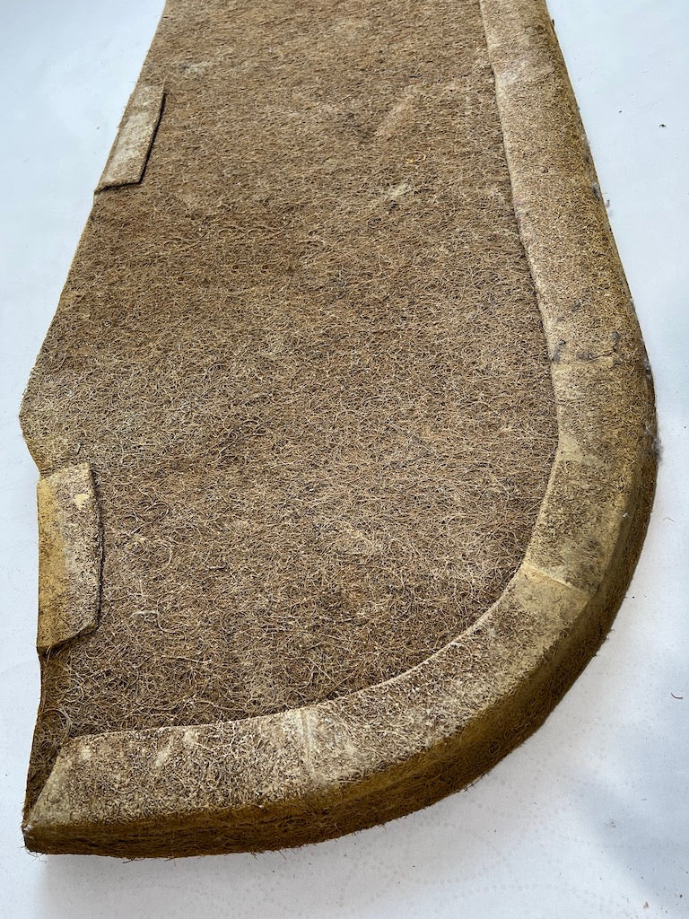 A1169240114 Mercedes Benz W116 Sitzauflage Fond Gummihaar - Kokoshaar NEU