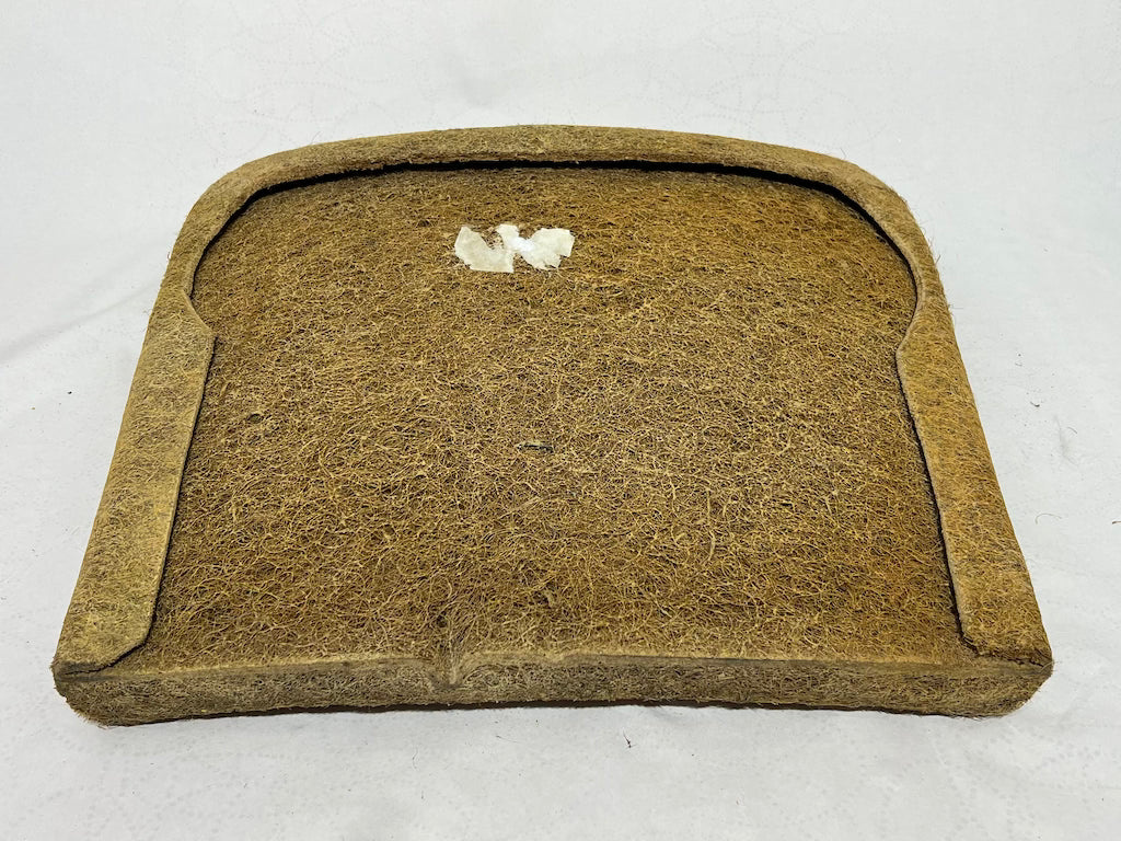 Mercedes Benz W123 A1239102950 Sitzauflage Gummihaar / Kokoshaar NEU Seat pads NEU